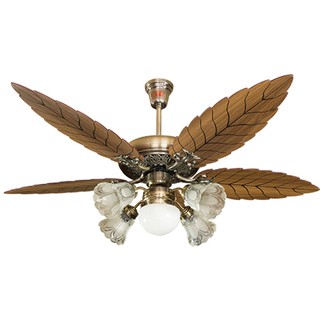 QUẠT TRẦN ĐÈN TRANG TRÍ HÌNH LÁ KTP-M886