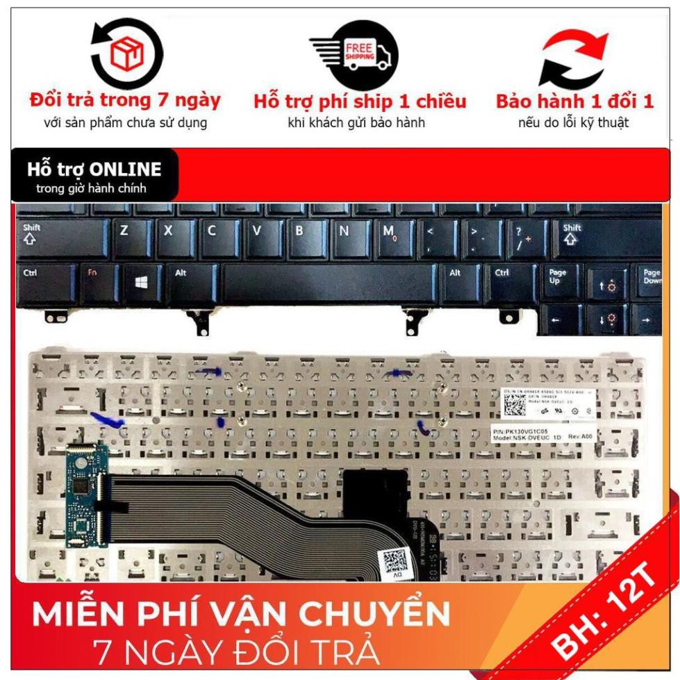 [BH12TH] ⚡Bàn phím laptop Dell Latitude E6220 E6320