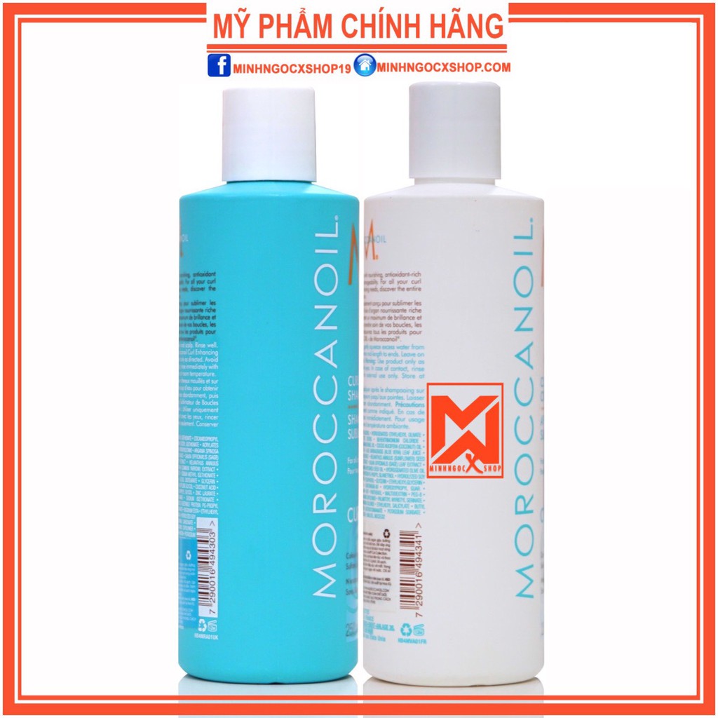 ✅[ MOROCCANOIL ] DẦU GỘI XẢ TĂNG CƯỜNG SÓNG XOĂN MOROCCANOIL CURL ENHANCING 250ML CHÍNH HÃNG