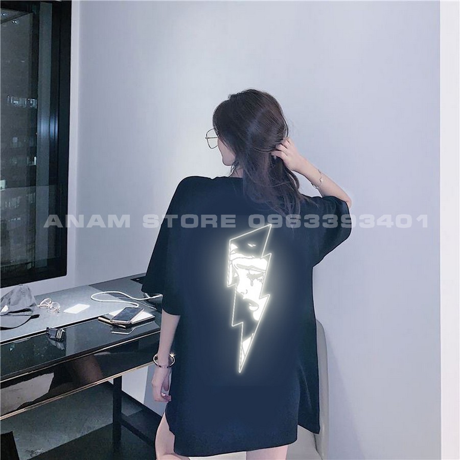 Áo thun phản quang Tay Lỡ Nam Nữ SAD