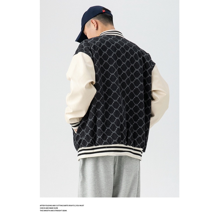 ÁO KHOÁC GIÓ THỜI TRANG 4 MÙA  VARSITY JACKET KT01