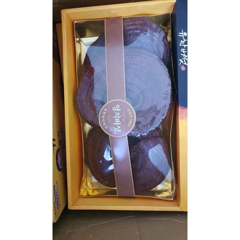 Nấm Linh Chi Đỏ Hàn Quốc Hộp 1KG Quà Biếu Cực Sang