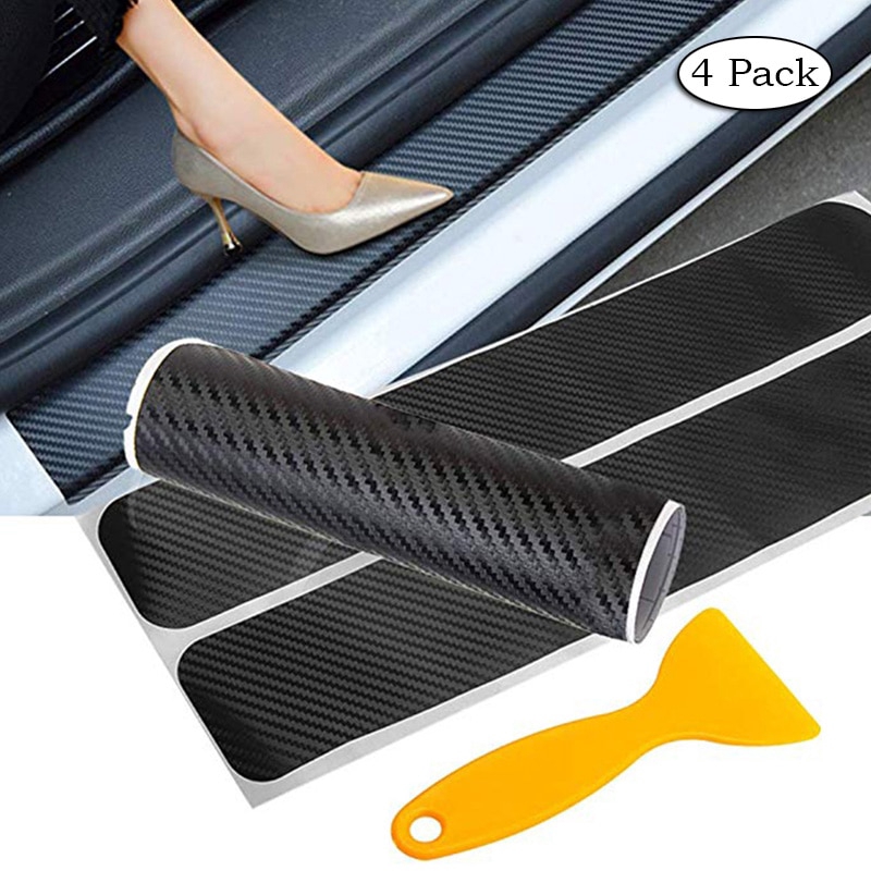 Miếng Dán vinyl In Họa Tiết Sợi Carbon Chống Trầy Trang Trí Nội Thất Xe Hơi Toyota Corolla Rav4 Camry Prius Hilux Avensis asesori kereta