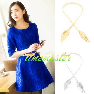 Dây thắt lưng kiểu chiếc lá bằng hợp kim thời trang dành cho nữ