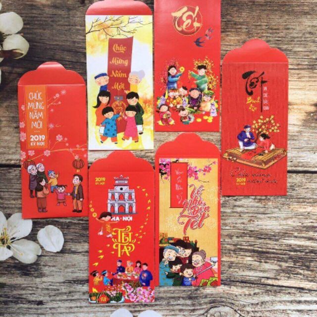 Bao lì xì Tết 2019