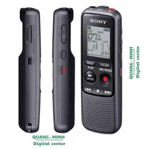 Máy ghi âm Sony ICD-PX 240 chuyên nghiệp, với công nghệ tiên tiến và micro ghi âm chất lượng cao bảo hành 5 năm - VISEN