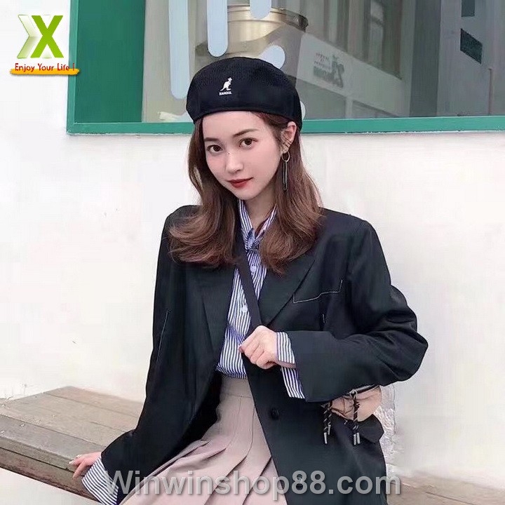 Mũ beret lưới cao cấp NK485, mũ mỏ vịt thời trang unisex - Winz.vn