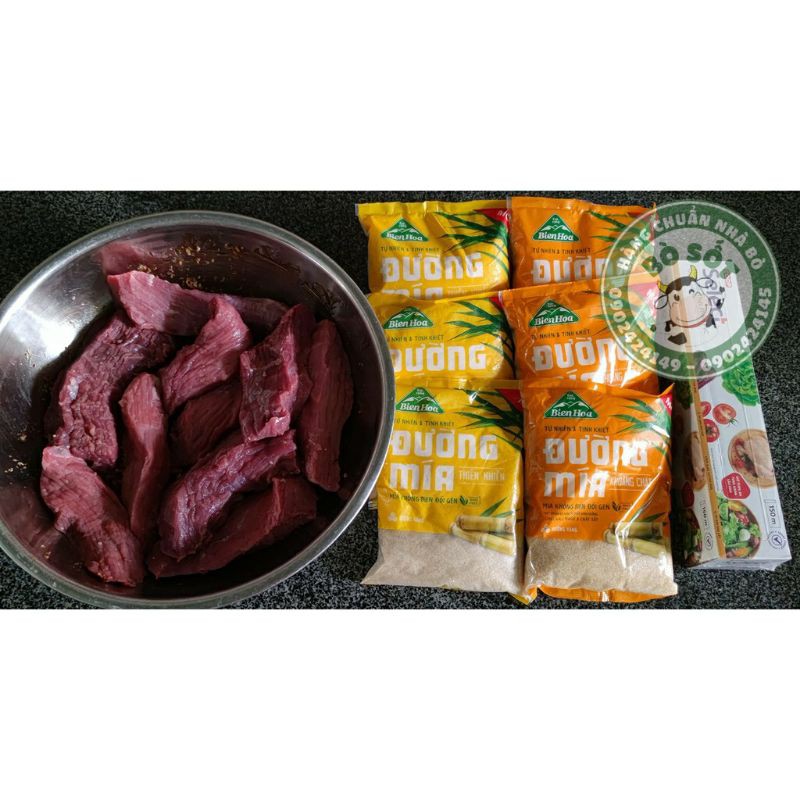 Khô bò xé sợi nguyên chất ngon, đồ ăn vặt và quà biếu cao cấp hộp 50gram | BigBuy360 - bigbuy360.vn