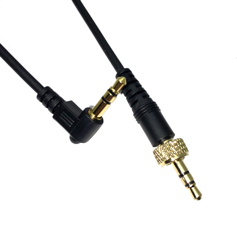 Dây Cáp Khóa Ốc Vít TRS 3.5mm Cho Sony D11 / D12 / V1 Line 90° Đai Quấn Khuỷu Tay Thiết Kế Độc Đáo Tiện Dụng