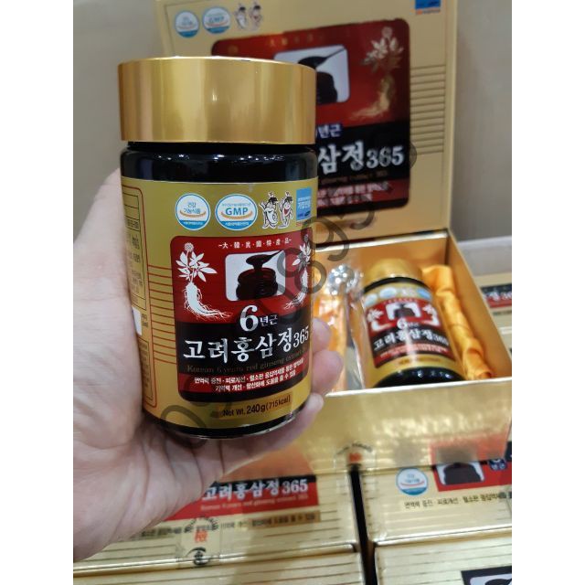Cao Hồng Sâm 365 Hàn Quốc, Hộp 2 lọ x 240ml