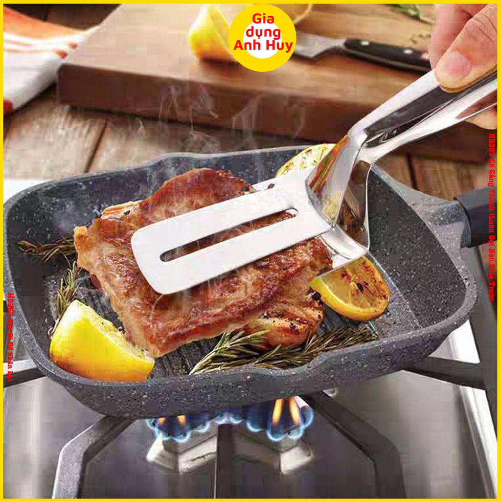 Kẹp gắp thức ăn đồ lạnh và nóng bằng inox 304 không rỉ