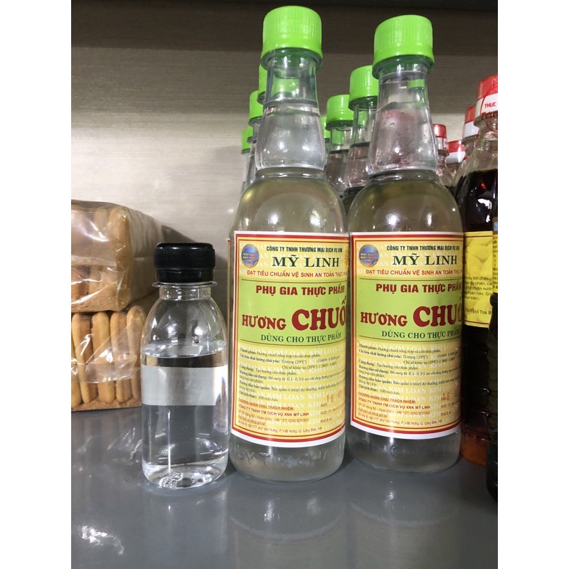 hương chuối chai 100ml ( chia lẻ từ chai 500ml )