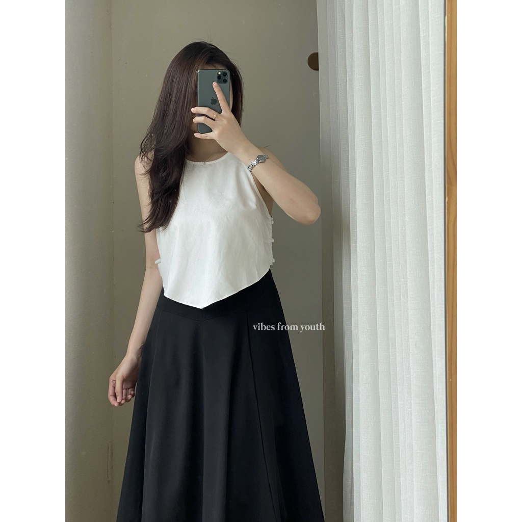 ÁO YẾM chất gấm thiết kế by Vibes_AV1306