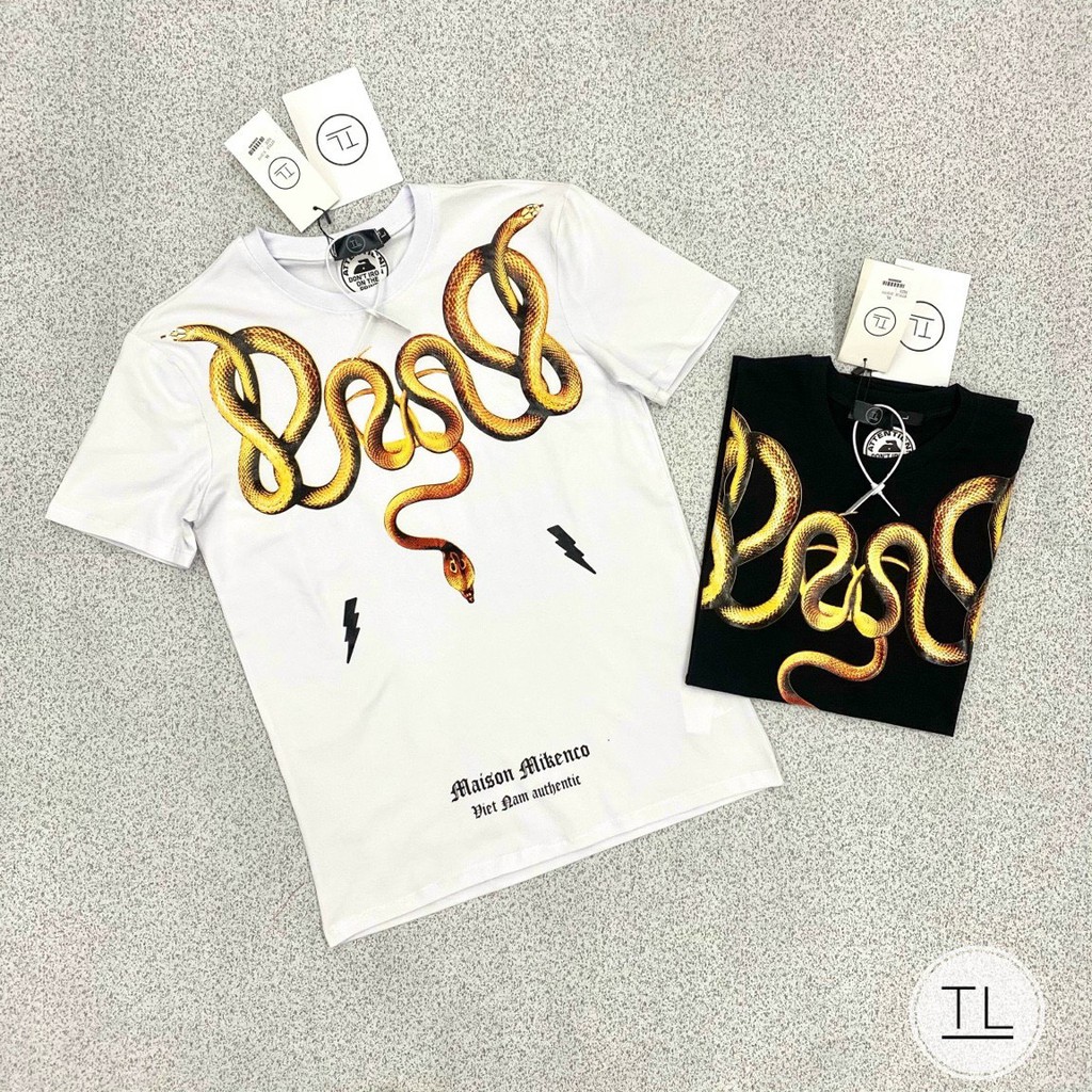 Áo Phông Nam Mùa Hè, Áo Thun Nam Tay Ngắn In Hình Rắn 3D Chất Thun Lạnh Siêu Mát - AC117 - TopMen | BigBuy360 - bigbuy360.vn