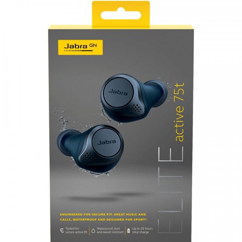 Tai Nghe True Wireless Jabra Active 75T Wireless Charging - Hàng Chính Hãng