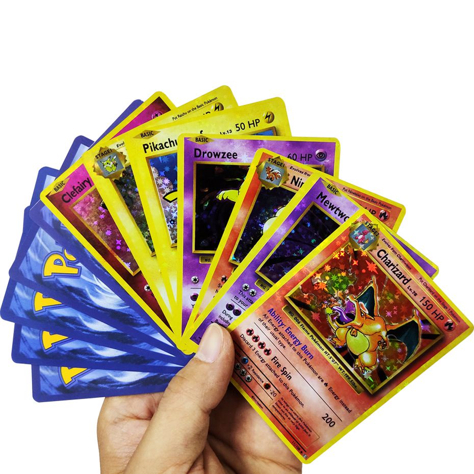 Set thẻ game Pokemon TCG VMAX TAG TEAM MEGA EX GX sáng bóng
