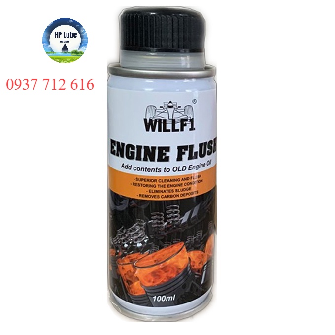 Súc Động Cơ WILLF1 Làm Sạch Động Cơ, Bảo Vệ Máy, Bền Động Cơ 100ml