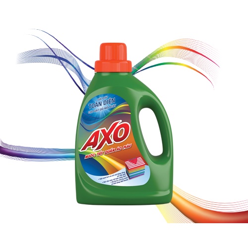Tẩy quần áo mầu AXO 800ml Nước tẩy dành cho quần áo màu AXO