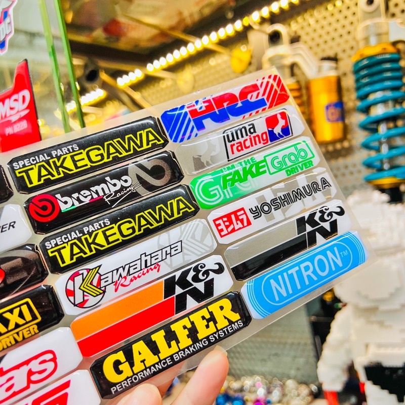 Tem 3D nổi dán ốp pô e cực đẹp ✌🇹🇭