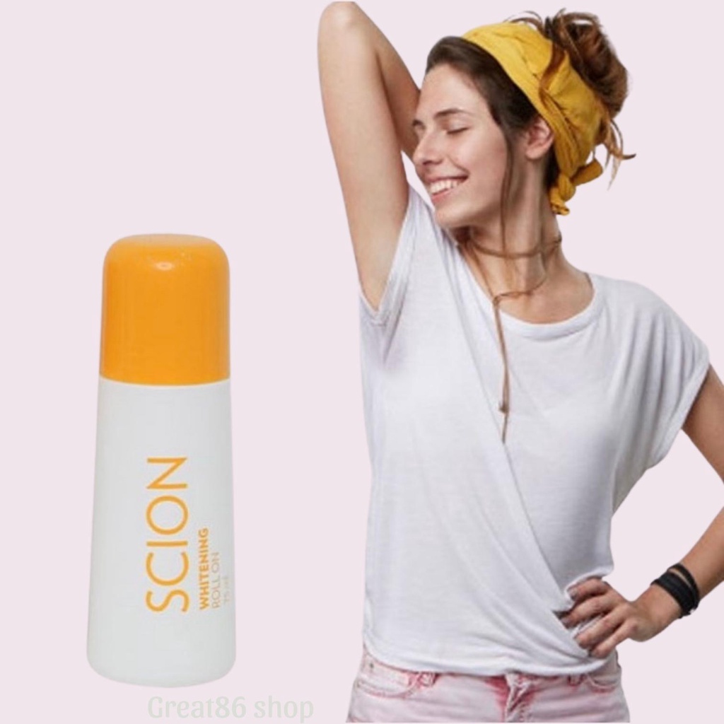 Lăn khử mùi Scion Nuskin great86shop khử mùi hôi nách hôi chân giảm thâm mẫu mới Whitening roll on 75ml