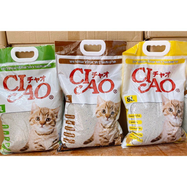 Cát vệ sinh cho mèo CIAO hương cà phê 16L