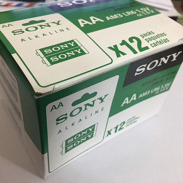 Pin Tiểu AA Sony alkaline AM-3 vỉ 2 viên chính hãng