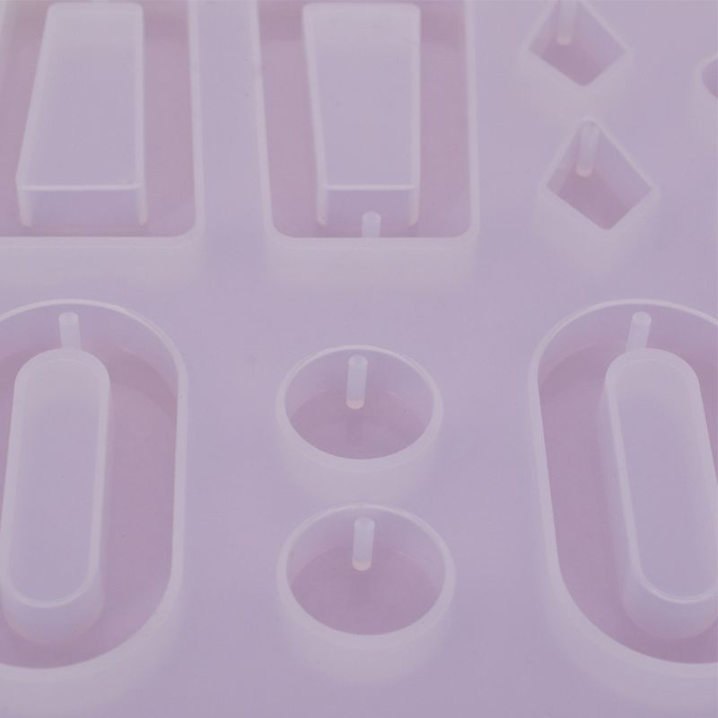 1 Bộ Khuôn Làm Bông Tai Epoxy Resin Hình Học DIY