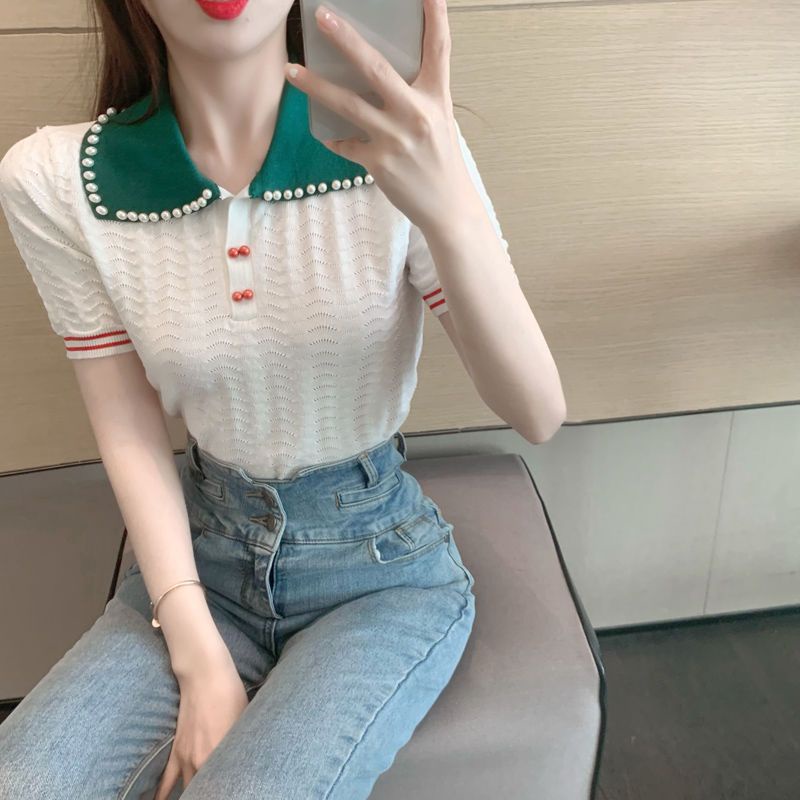 Áo Thun Polo Ngắn Tay Thời Trang Trẻ Trung Cho Nữ  tao bao