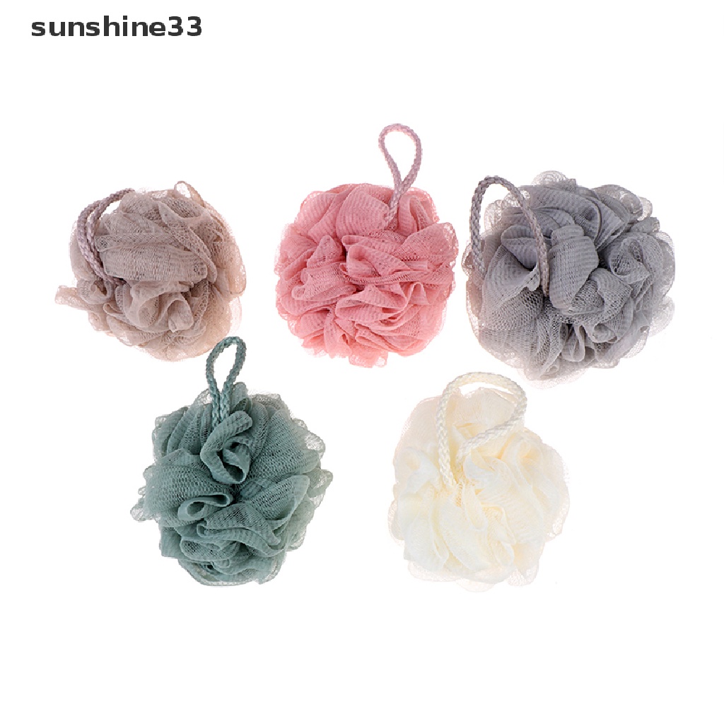 [Hàng mới về] Bông tắm bằng xơ mướp mềm mại hình bông hoa tiện dụng