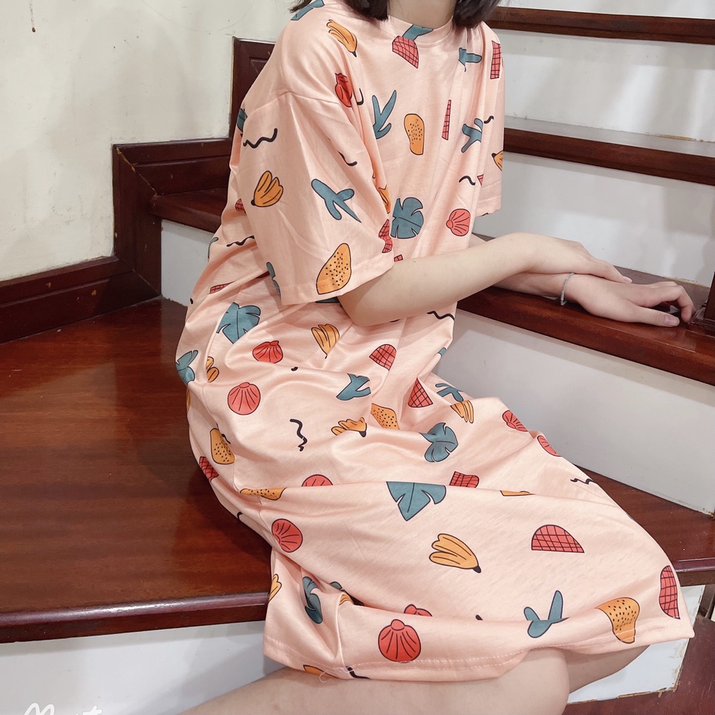 Váy ngủ nữ, đầm ngủ, đồ mặc nhà dáng suông nhiều màu siêu xinh - Dolce
