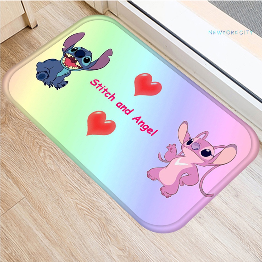 Thảm lót cửa chùi chân Chống Trượt Họa Tiết Hoạt Hình Dễ Thương