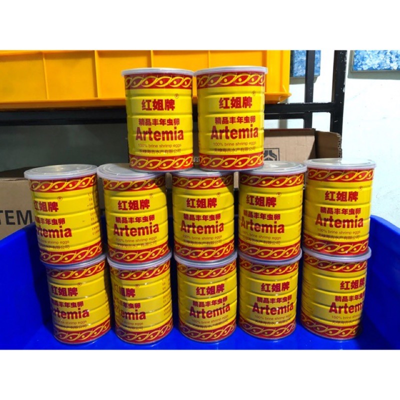 [50gram] Artemia Lon Vàng - Thức Ăn Cao Cấp Dành Cho Cá Cảnh