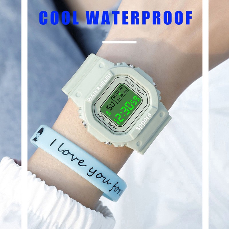 [Mã FASHIONT4FA2 giảm 10K đơn 50K] Đồng hồ đeo tay dây silicone chống nước cao cấp