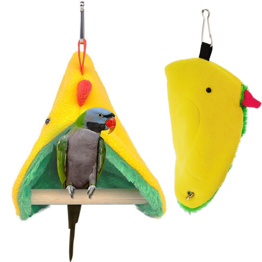 DARON Bird Bed Small Animals Warm Cave Sleeping Hanging Hut Hammock
