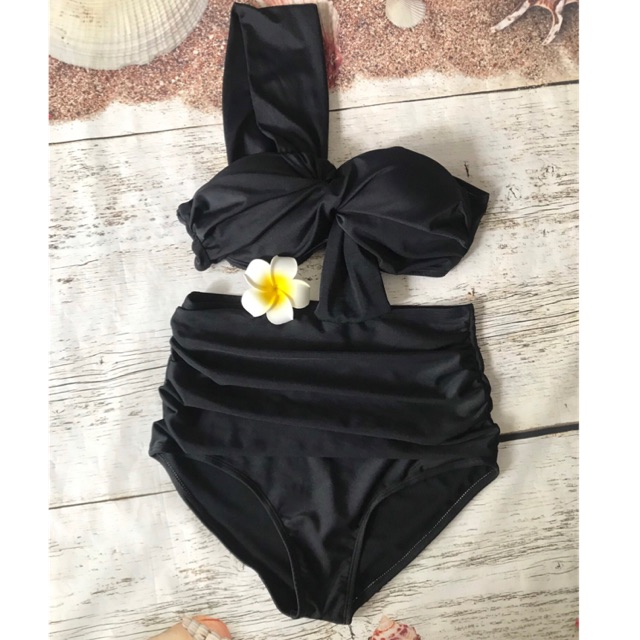 Bikini đồ bơi dây choàng vai cup ngang nâng ngực