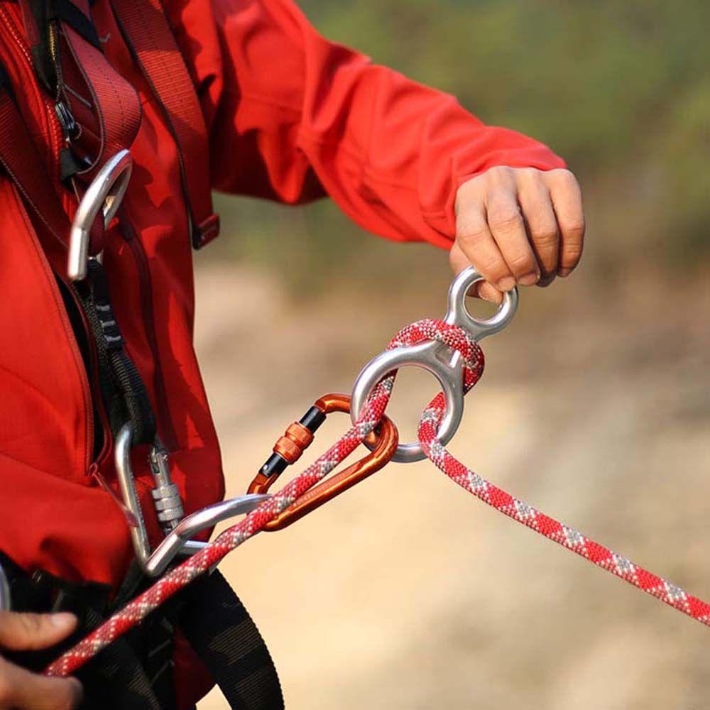 Móc Khóa Carabiner Bằng Nhôm Hình Số 8 Chuyên Dụng Cho Leo Núi Ngoài Trời