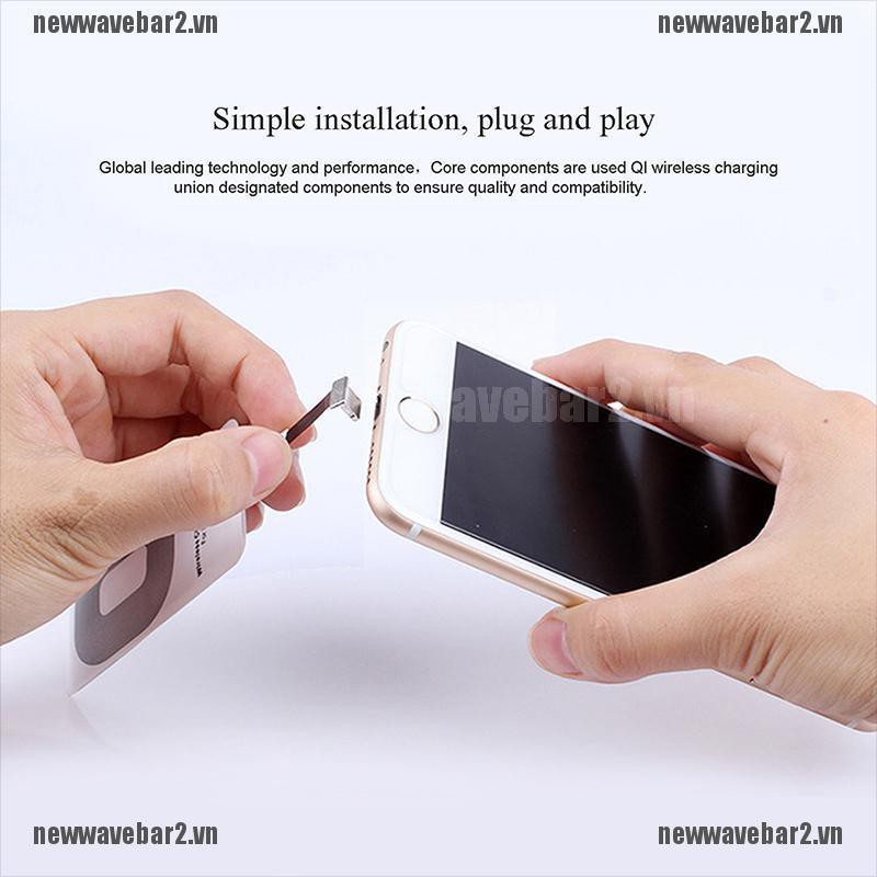 Bộ Sạc Không Dây Qi Cho Iphone Samsung Android Type-C (Gợn Sóng)