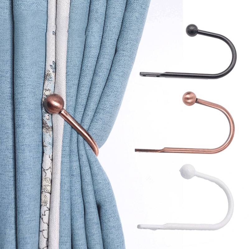 Móc Treo Rèm Cửa Hình Chữ U Bằng Hợp Kim Nhôm Cao Cấp