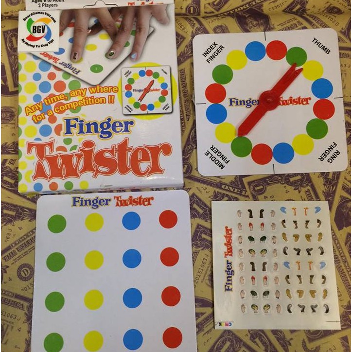 Finger Twister - Cuộc Chiến Của Những Ngón Tay - 1 Bộ