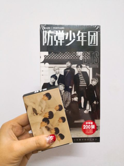 HỘP POSTCARD 2019 BTS TẶNG 1 HỘP LOMOCARD 30 ẢNH