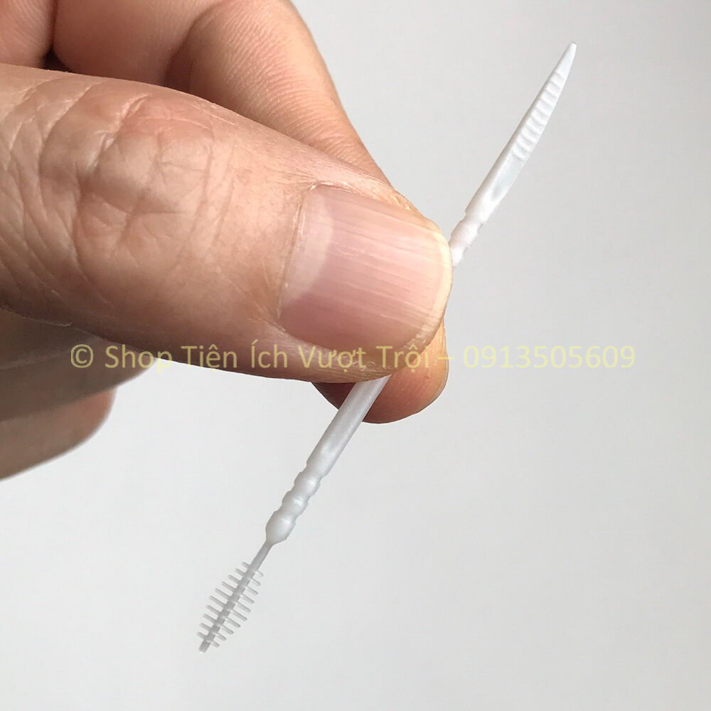 Hộp hơn 1000 cây tăm nhựa chất lượng cao giúp lấy thức ăn giắt mắc trong khe kẽ răng, không bị ẩm mốc-Tiện Ích Vượt Trội