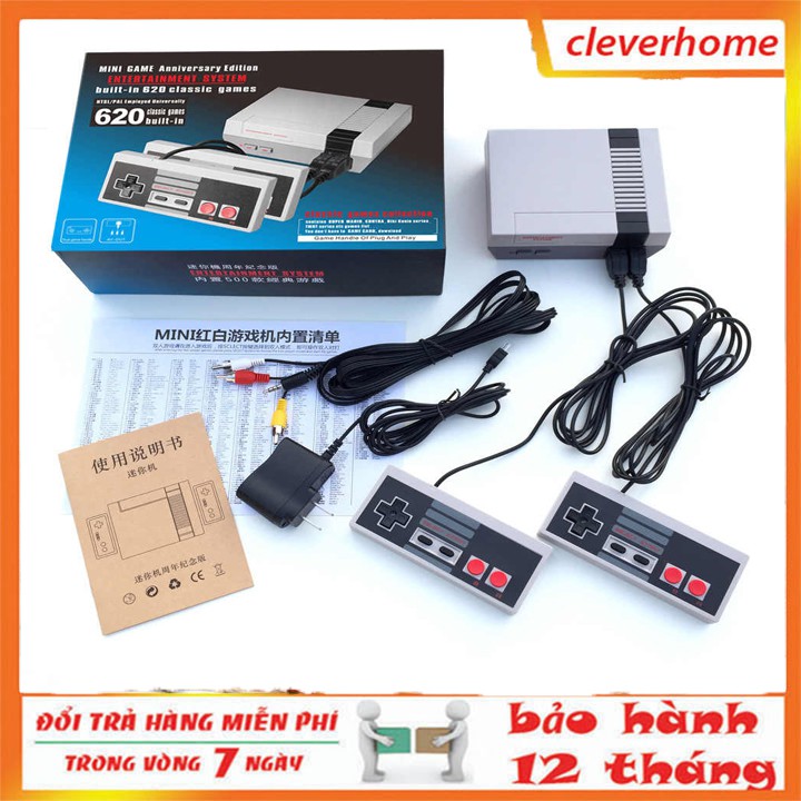 Máy Chơi Game Cầm Tay Cổ Điển NES Classic 620 Trò Chơi