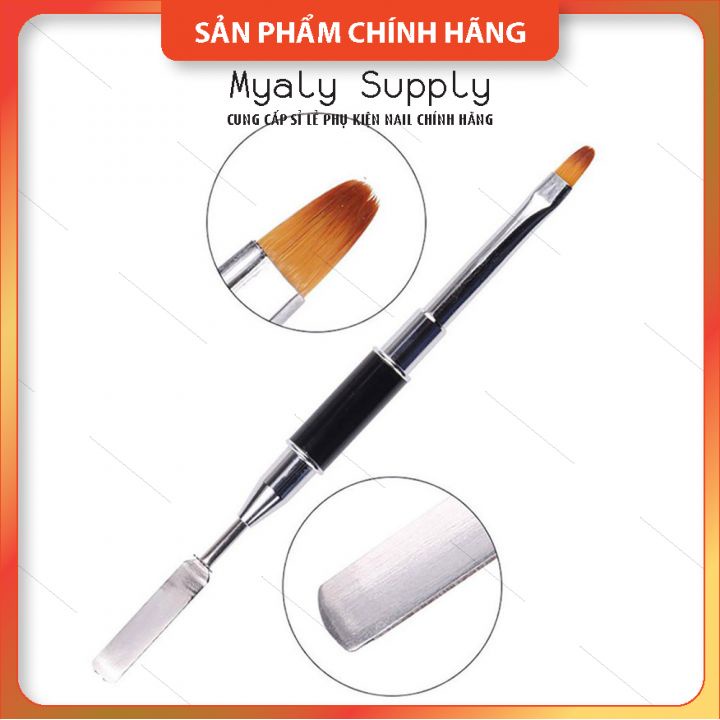 Cọ Đắp Gel Gôm 2 Đầu Cao Cấp SP000593