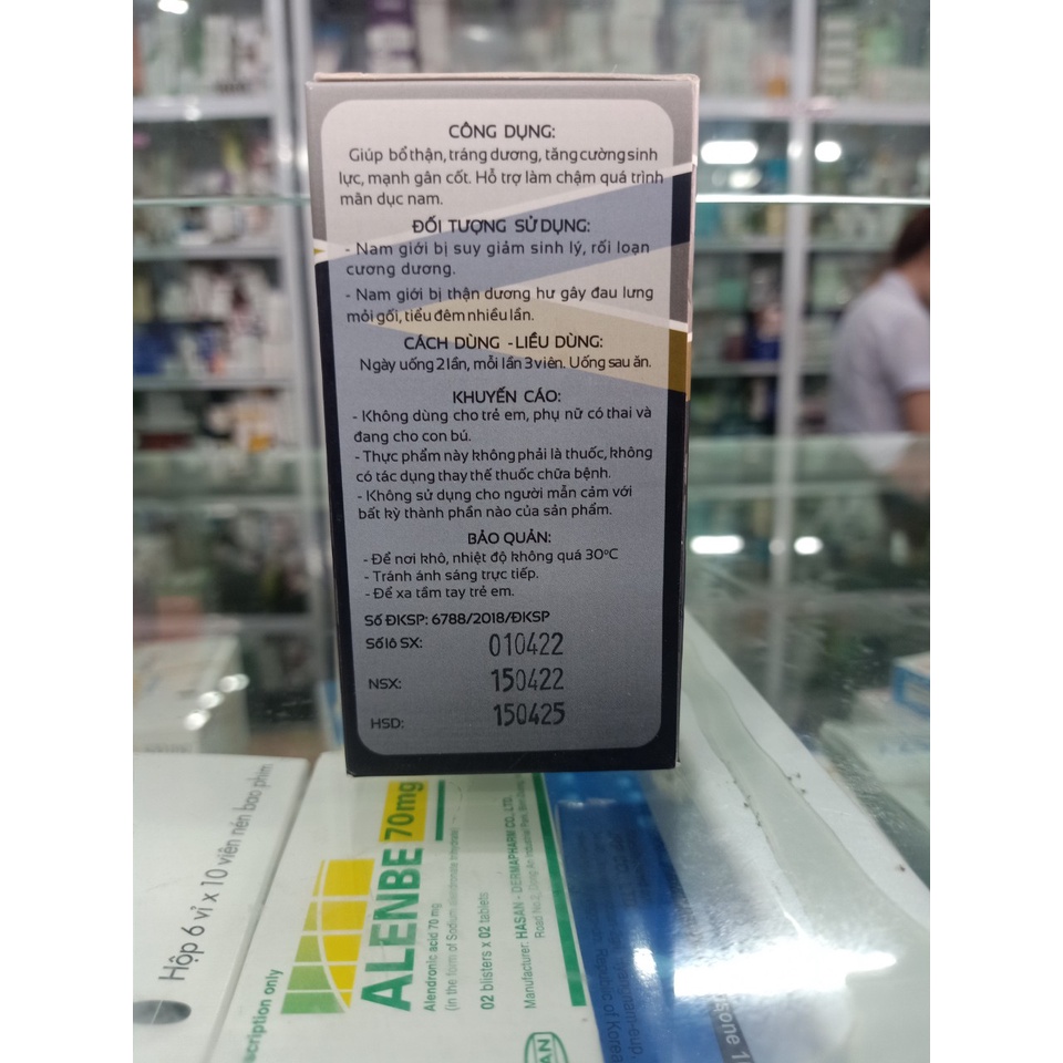 Extra men tăng cường sinh lực