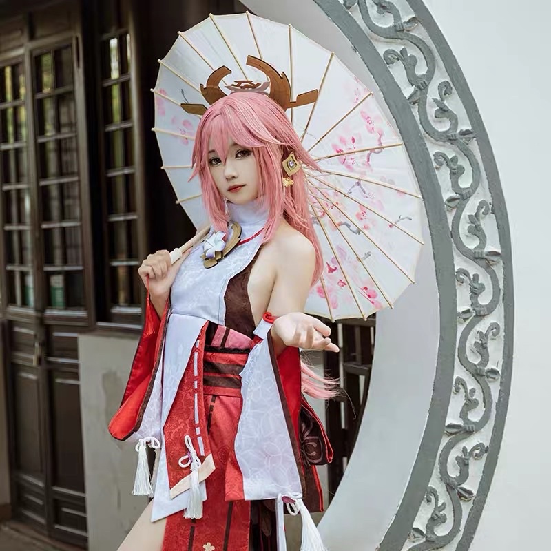 Set cosplay Yae Miko (Genshin Impact) | BigBuy360 - bigbuy360.vn