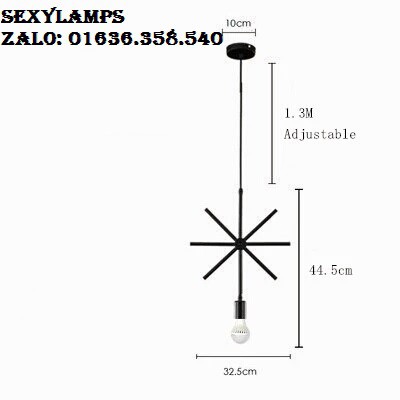 ĐÈN TRANG TRÍ HÌNH HỌC (GÍA ĐÃ BAO GỒM BÓNG LED TRANG TRÍ)