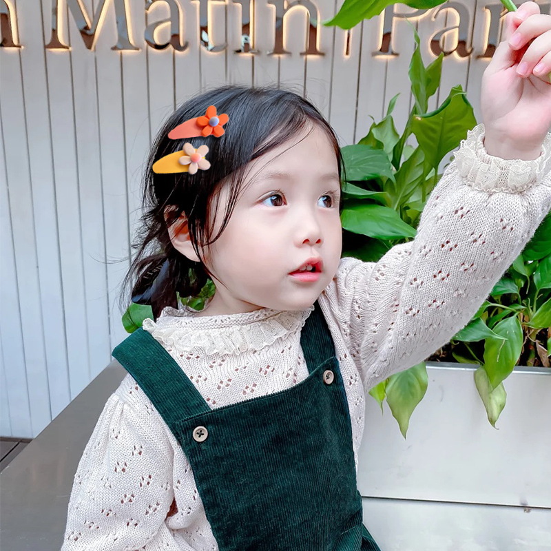 Kẹp tóc hợp kim phong cách Hàn Quốc nhiều màu sắc đáng yêu cho bé gái