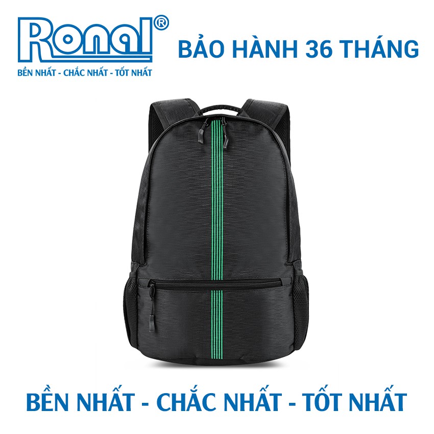 Ba lô Ronal BL83 - Đen in xanh lá