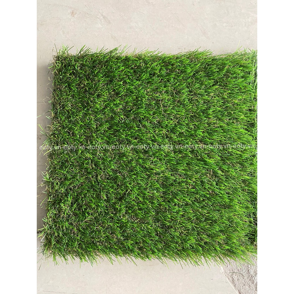 Vỉ cỏ nhân tạo lót sàn ban công, ngoài trời đế nhựa 30cmx30cm