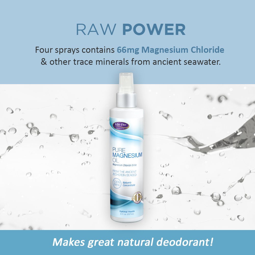 Xịt Magie tinh khiết giãn cơ, khớp, trẻ hóa Pure Magnesium Oil,  (237 ml)